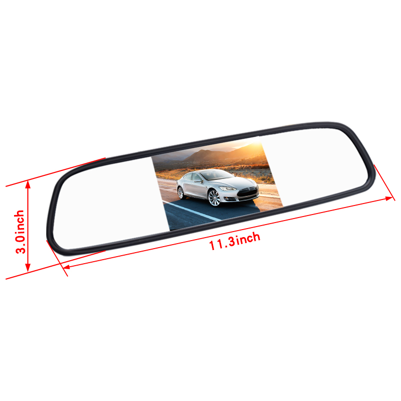 ZY-M413  4.3inch Rear View Mirror Monitor ...