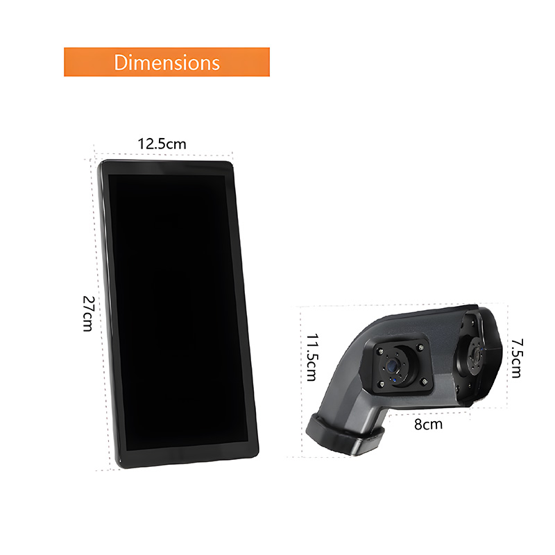 K1034 10.36Inch Electronic Mirror Set Touch function,Wide Angle AHD Camera