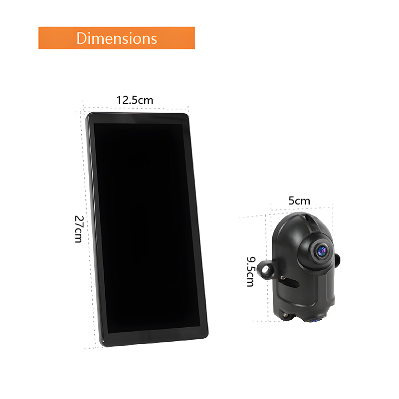K1036 10.36Inch Electronic Mirror Set Vehicle Truck Bus Electronic Rearview Mirror