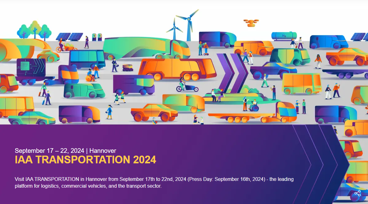 IAA transportation 2024: Booth J15-9,Hall:14,Sep 17-22,2024